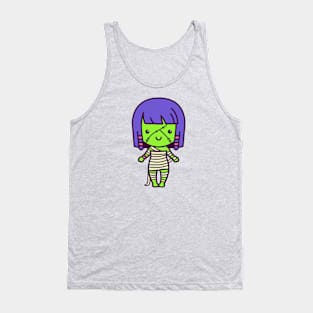 Cute Kawaii Mummy Girl Cartoon Tank Top